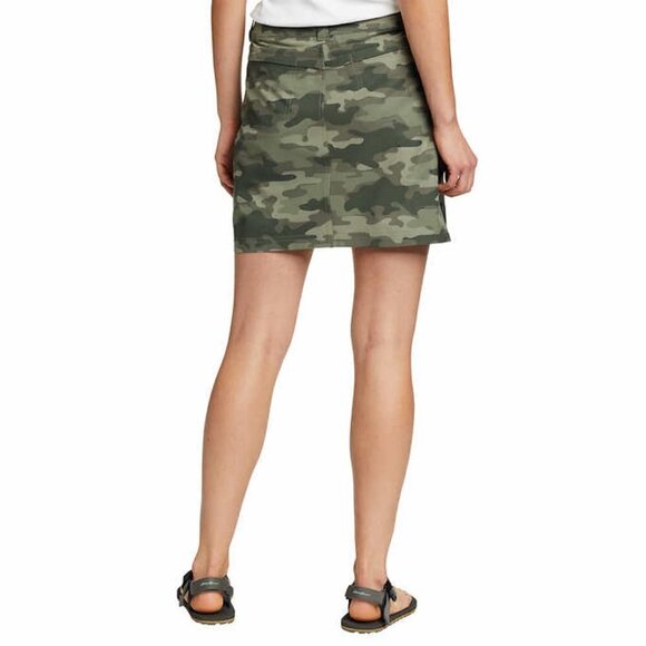 Eddie Bauer Adventurer 2.0 Skort Camo Olive Green Sun Protection Pickleball - Picture 2 of 5
